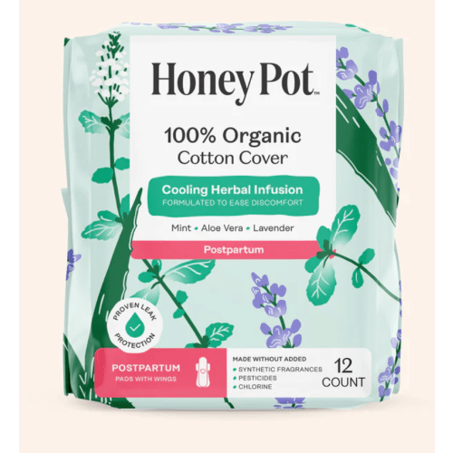 Organic Cotton Cover Post-Partum Pads
