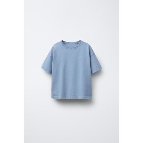 WASHED EFFECT T-SHIRT - Blue | ZARA United States