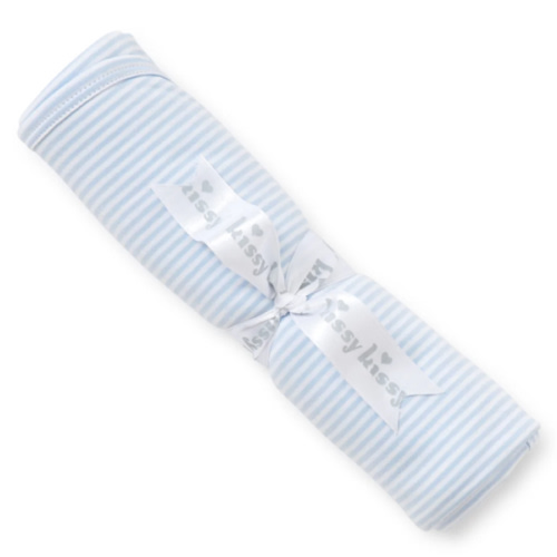 Simple Stripes Blue Blanket