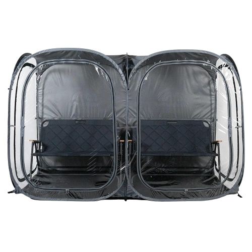 WeatherPod® The Original Shark Tank Side-by-Side™ 2-4 Person Pop-Up Pod - Stay Warm, Dry, and Out of The Sun - Weather Pod for Sports, Rain, or Wind - Simple to Set Up and Tear Down