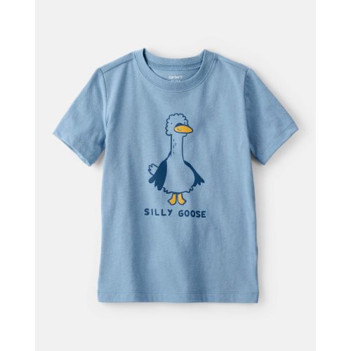 Toddler Boy Silly Goose Short-Sleeve Graphic Tee - Blue - Carter's | Carter's
