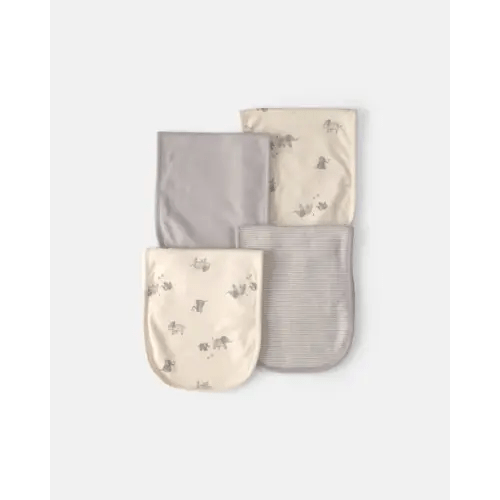 Baby 4-Pack Elephant Burp Cloths | Carter's