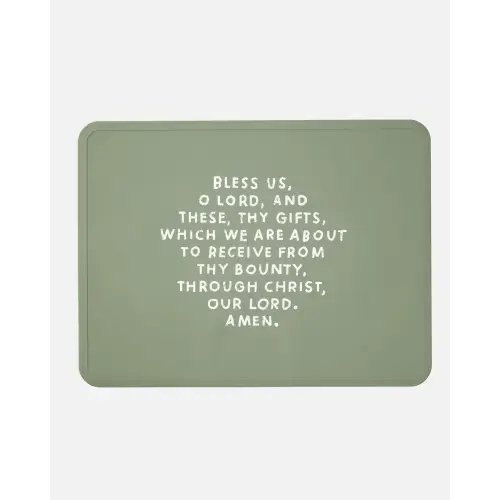 Meal Blessing Silicone Placemat