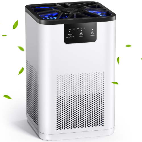 ALROCKET Air Purifier, with HEPA Filter for Home, Remove 99.9% Smoke Dust Allergies for 300 SQ.ft
