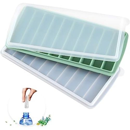 Silicone Breast Milk Storage Trays with Lids