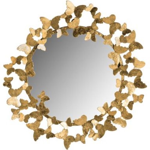 Ruthie Butterfly Mirror - 27" x 27" - MIR4083 - Gold - Safavieh