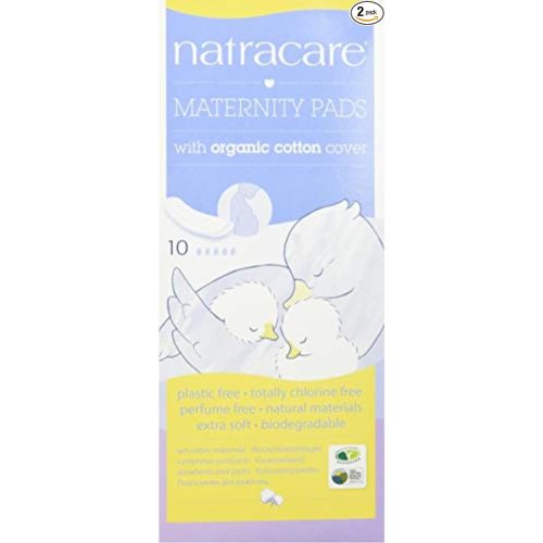 Natracare Maternity Pads 2 Boxes, 10 Pads in Each Box (20 Pads Total)