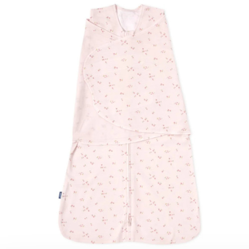 Pink Floral Cotton Swaddle Newborn | HALO
