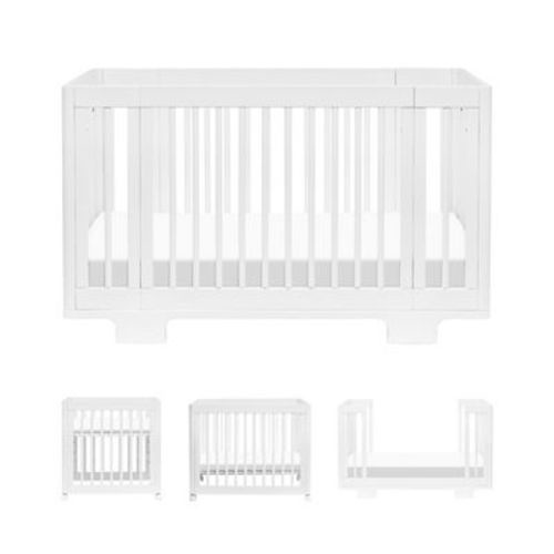 Babyletto Yuzu 8-in-1 Convertible Crib with All-Stages Conversion Kits - Natural/Black