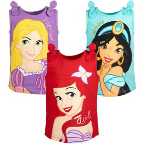 Disney Princess Ariel Jasmine Rapunzel Toddler Girls 3 Pack Tank Tops 3t