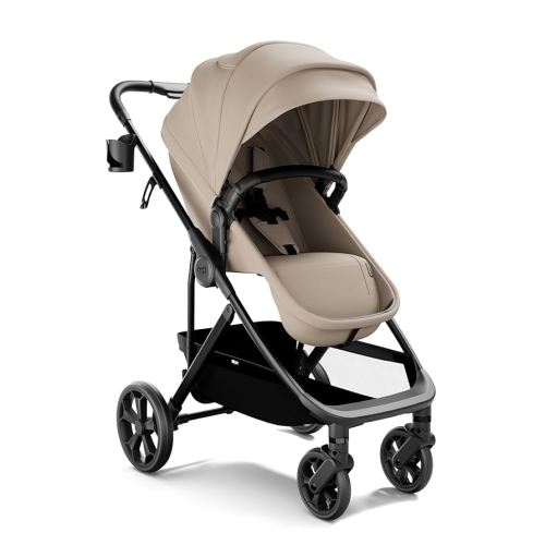 Mompush Wiz Pro 4-in-1 Baby Stroller with Bassinet Mode, Full-Size All-Terrain Premium Stroller from Newborn to Toddler, Snack Tray Included for Easy Feeding & Travel, Lay-Flat in Seconds