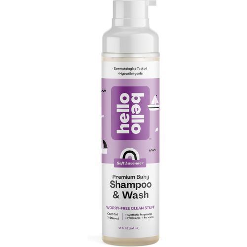 Hello Bello Shampoo & Body Wash, 10 Fl Oz (Pack of 1) | Gentle Hypoallergenic, Vegan, Cruelty-Free