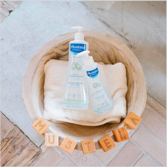 Mustela No-Rinse Micellar Cleansing Water for Babies - Made with Natural Avocado Perseose & Aloe Vera - Safely Cleans Baby's Face, Hands & Diaper Area - 1 or 2-Pack - Various Sizes