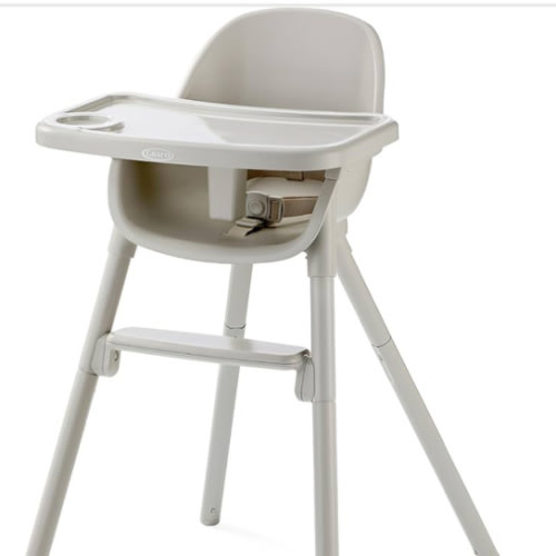 Graco Ready2Dine 4-in-1 Highchair, Portable High Chair with 4 Growing Stages, Foldable Baby High Chair, Toddler Feeding Seat, Youth Stool, and Big Kid Seat, Walker