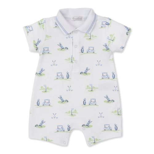 Collared Fairway Four Printed Playsuit