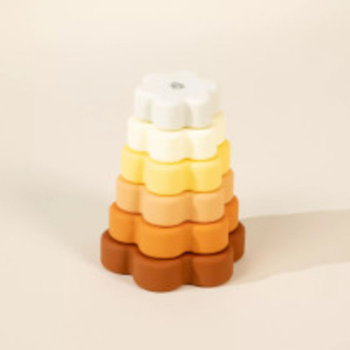 Coco Village Set of 6 Silicone Stackable Flowers