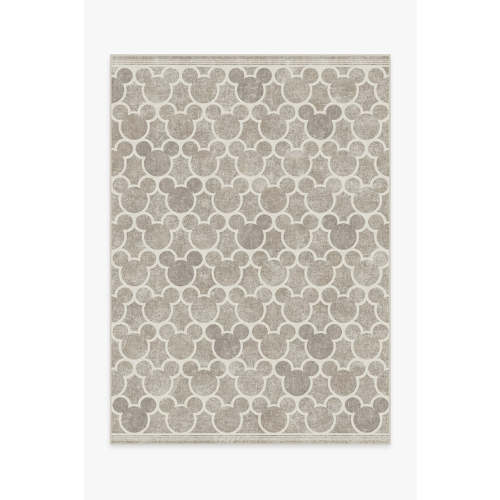 Mickey Trellis Ash Grey Tufted Rug | Ruggable