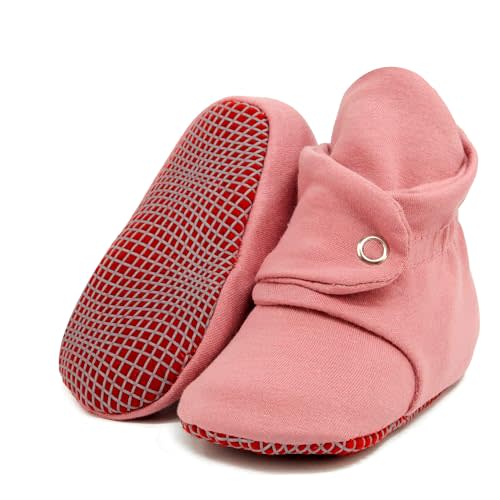 Ella Bonna Baby Booties Organic Cotton Muslin Newborn Baby Slippers Baby Boy Booties, Infant Girl Booties, 6-12 months, 0-6 Months, 12-18 Months, 0-3 Months, 18-24 Months, Toddler Shoes