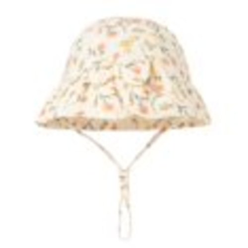 0-12 Months Baby Girl Bucket Hat Newborn Baby Summer Beach Sun Hat Toddler Breathable Cotton Hat Infant Wide Brim Fisherman Caps for Outdoor