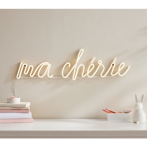 Mon & Ma Chéri LED Wall Sign