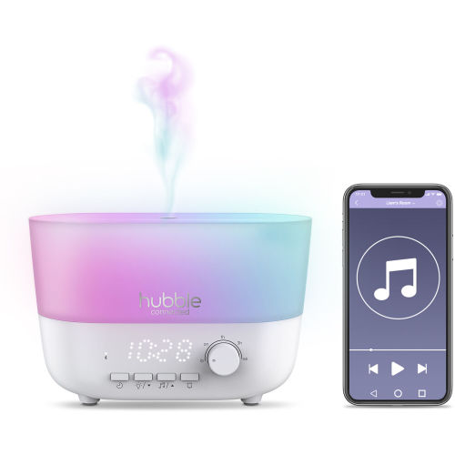 Hubble Mist 5-in-1 Humidifier with Aroma Diffuser, Bluetooth Speaker, & Multi-Color Night Light