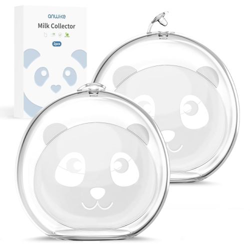 Breast Milk Collector Revolutionary 0.2-Inch Thicken Silicone Milk Collector for Breastfeeding Leak-Proof and Comfortable Portable BPA-Free Milk Collection Shells Breastfeeding Essentials, 2PCS