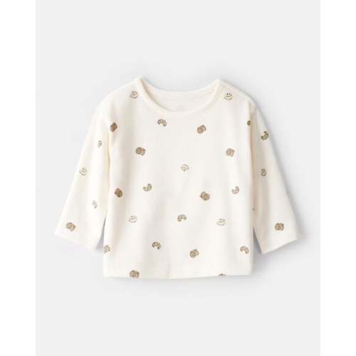 Carter's Pastry Print Long-Sleeve Tee - Cream - 6 mo