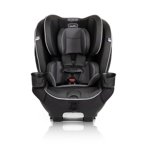 Evenflo EveryKid 3-in-1 Convertible Car Seat (Livingston Gray), Infant - 12 Years