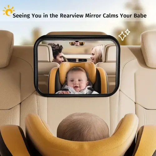 baby car mirror baby car seat mirror hook - Temu
