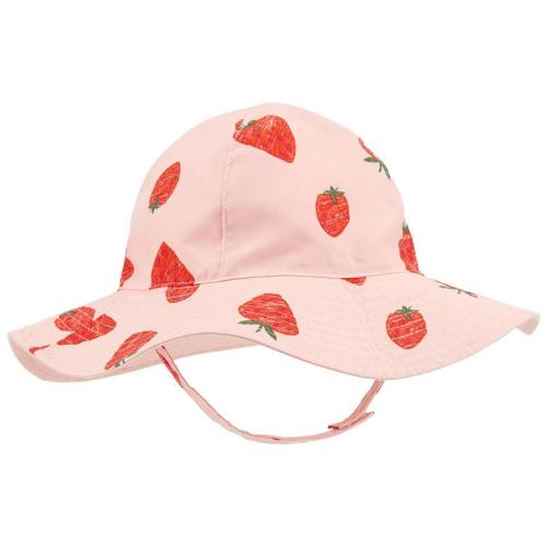 Baby & Toddler Carter's Allover Strawberry Print Reversible Swim Bucket Hat