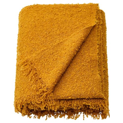 SANDBRODD Throw - dark yellow 51x67 "