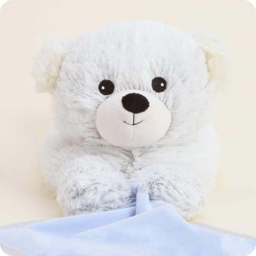 Microwavable Marshmallow Bear Blankie Warmies | Warmies USA