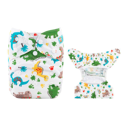 Reusable Cloth Diaper Cover with Snap Closure Cloth Diaper Shell for Prefold Flat or Fitted Diaper Inserts -(DC-H147)