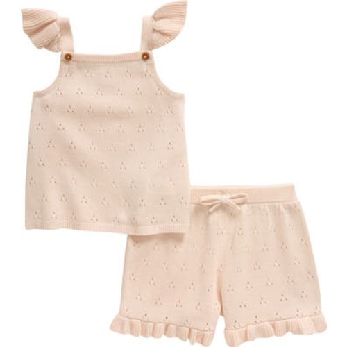 Cap Sleeve Sweater & Shorts Set, 3M