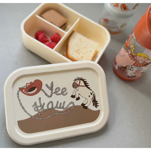 Silicone yeehaw kids lunch/ snack box