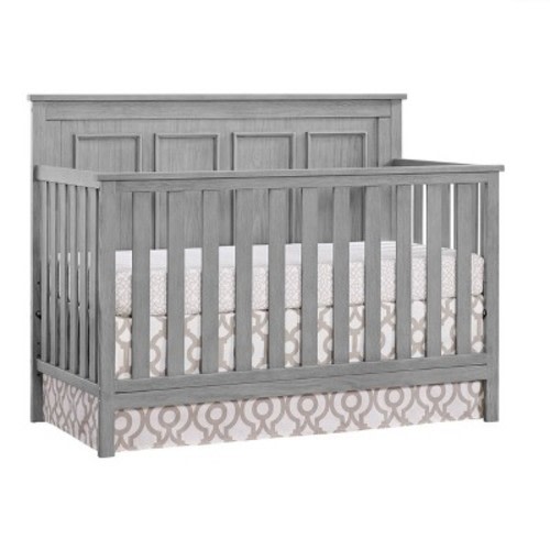 Oxford Baby Bennett 4-in-1 Convertible Crib, Color: Rustic Gray