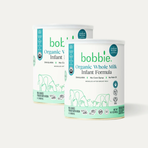 Bobbie Organic Whole Milk Baby Formula