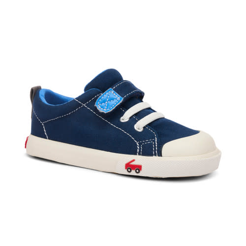 Stevie Navy Canvas | See Kai Run - SIZE 4