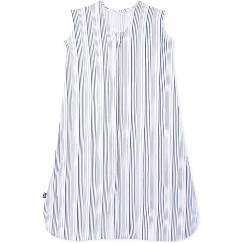 HALO 100% Cotton SleepSack, SIZE: Medium, Blue Stripe