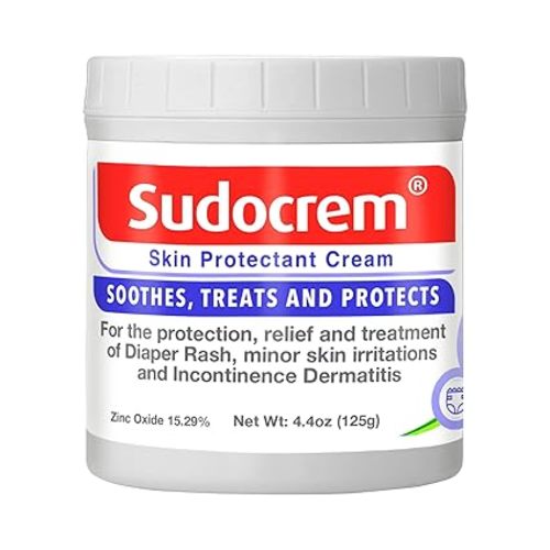 Sudocrem Skin Protectant Cream - Diaper Rash Cream for Baby – Soothes, Treats, and Protects, For the Relief, Treatment, and Prevention of Diaper Rash, 15.29% Zinc Oxide – 4.4oz