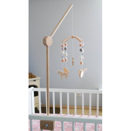 Cot mobile hanger | Baby mobile hanger | Crib wooden mobile arm | Baby mobile crib attachment | Mobile hanger | Wooden stand