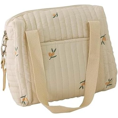 Baby Diaper Tote Bag Stroller Storage Bag Infant Carriages Diaper Organizer Pouches Handbag Embroidered Mommy Bag