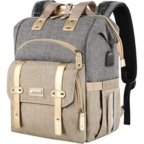 Diaper Bag Backpack for Girls, Travel Backpack Diaper Bag for Dad Mom Baby Boys ,Insulated Pockets Portable Baby Nappy Bags with USB Charging Port,RFID Anti-Theft Water-Resistant Pocket Stroller Strap
