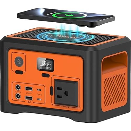 Teiexi Portable Power Station, 192Wh Compact Solar Generator with 100W AC Outlet, Backup Lithium Battery Pack for Camping, RV Trips, Home Emergency, and Outdoor Use - S1