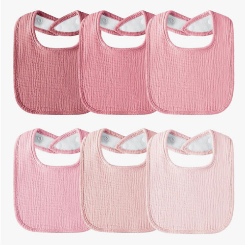 Muslin Baby Bibs Cotton Baby Drool Bandana Bibs for Baby Girls Boys Infant Newborn Toddler Drooling and Teething