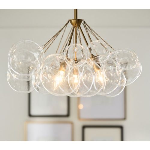 Clear Bubble Chandelier (22")