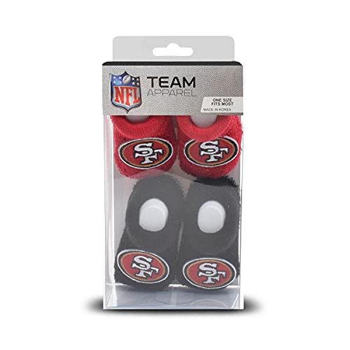 FBF Originals - NFL Infant Bootie Socks 0-12 Months - 2 Pack
