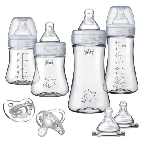 Duo Newborn Hybrid Baby Bottle Gift Set - Neutral