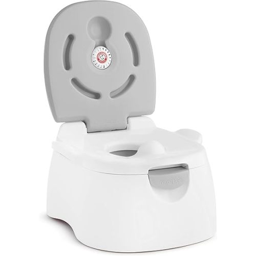 Munchkin® Arm & Hammer Multi-Stage 3-in-1 Potty Seat, (Potty Chair, Trainer Ring and Step Stool), Grey