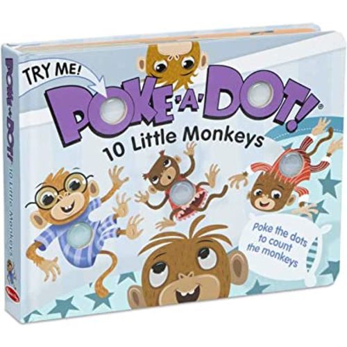 Poke-a-Dot: 10 Little Monkeys